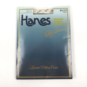 Vintage Hanes Pantyhose CD Charcoal 1980s Lingerie
